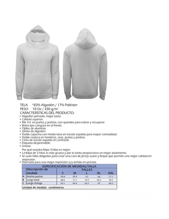SUDADERA PREMIUM 04 330gr (HEAVY WEIGT)